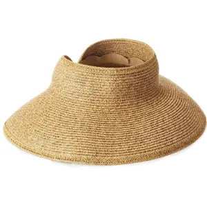 Livingston | Wide Brim Sun Hats For Women Straw Foldable Roll Up Sun Hats