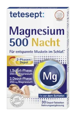 Magnesium 500 night tablets