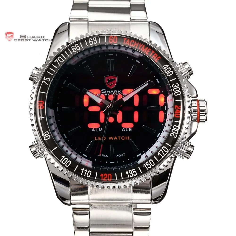 MAKO Shark Sport Watch Silver/Black SW 003