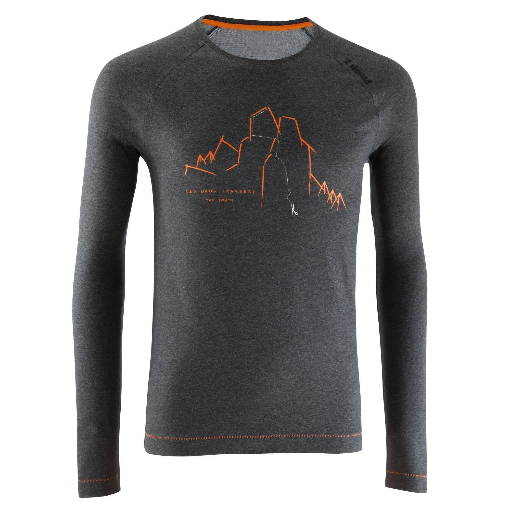 Men's Climbing Sleeve T-Shirt Les Drus Long