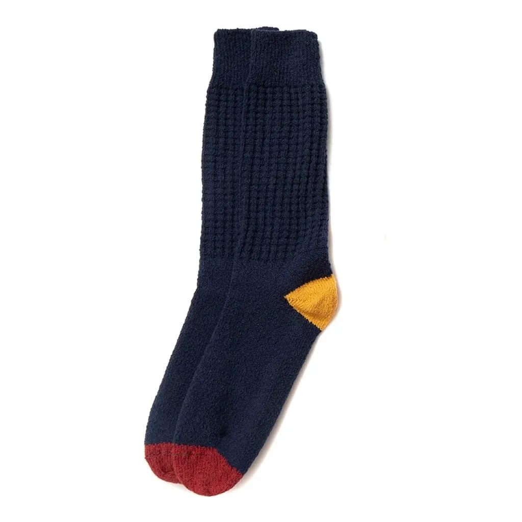 Men's Cotton Waffle Knit Socks