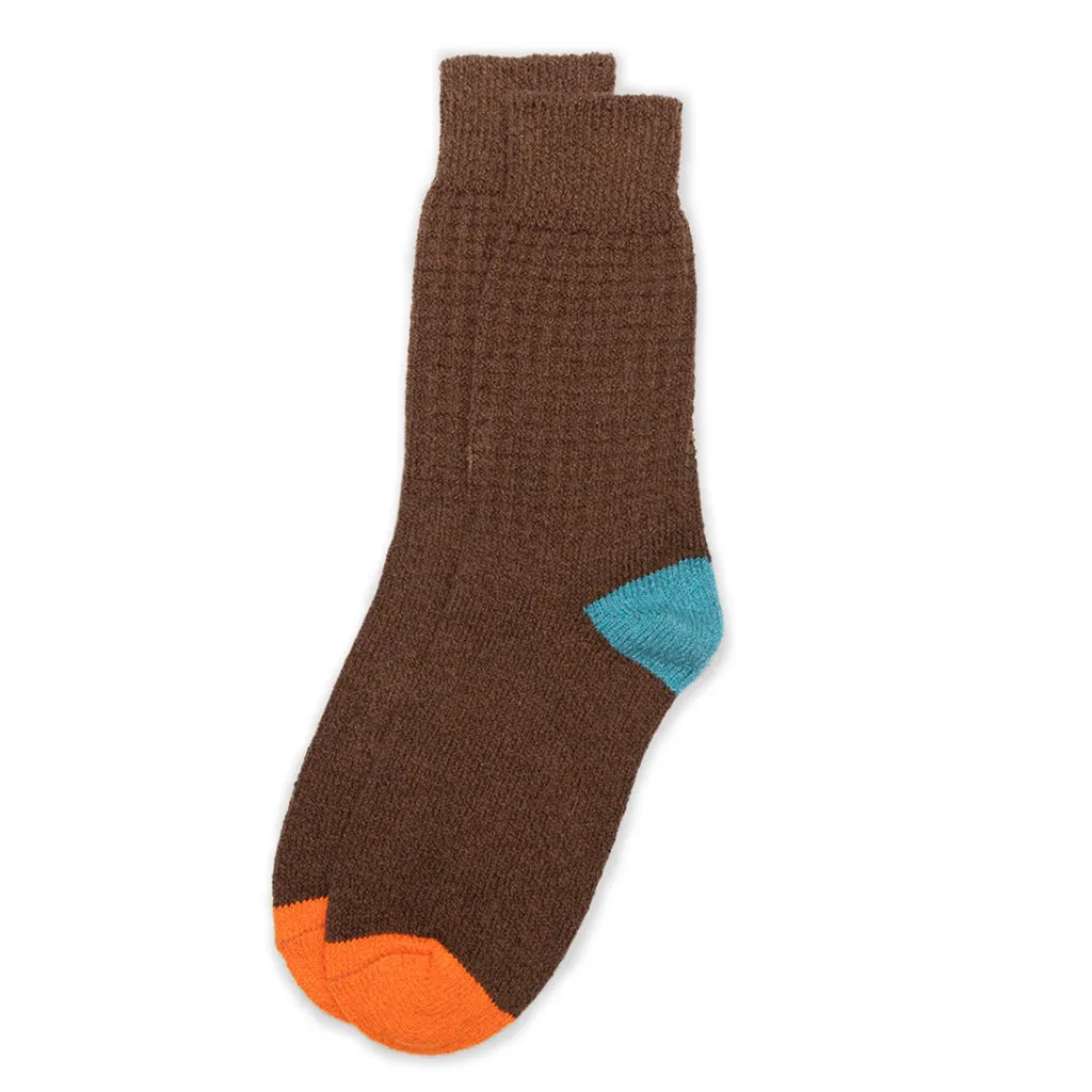 Men's Cotton Waffle Knit Socks