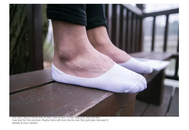 Men's Low-cut Invisible Silicone Non-slip Socks