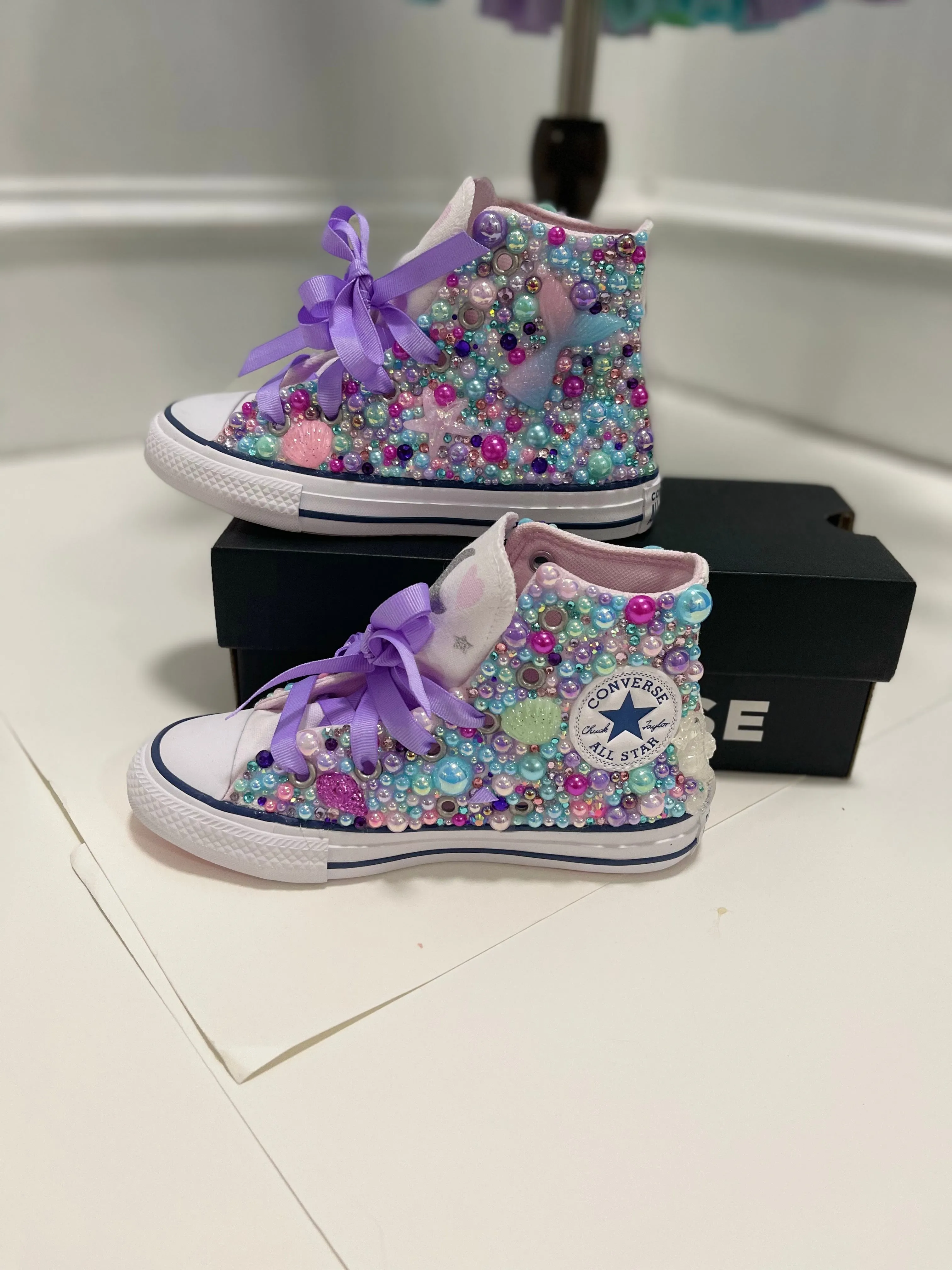 Mermaid Converse Shoes