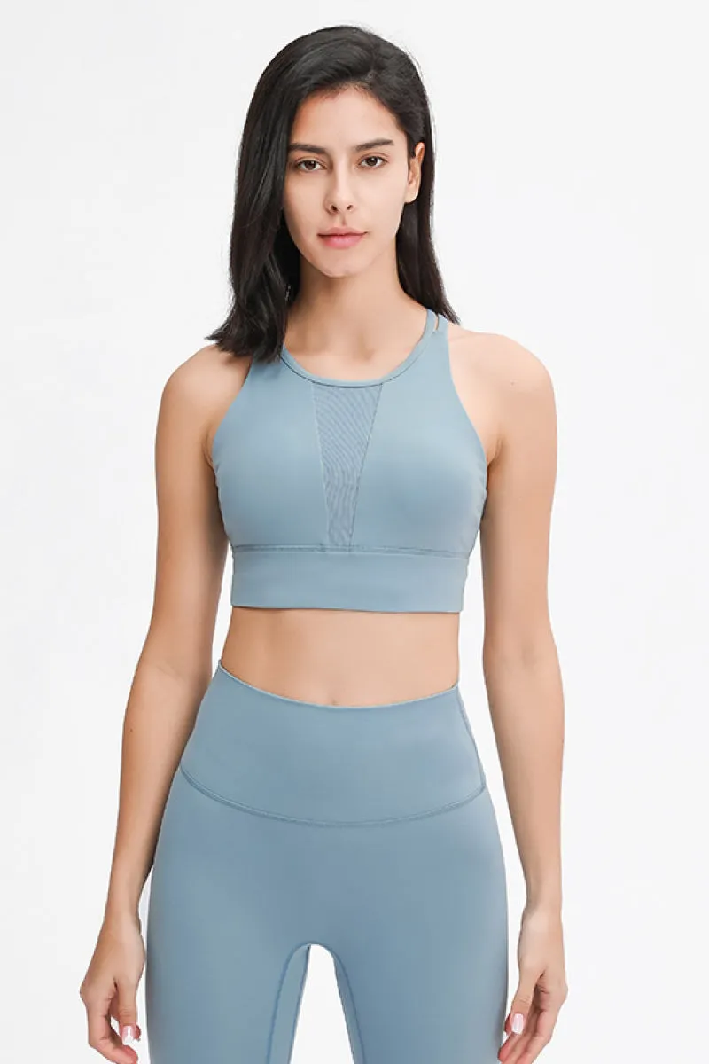 Mesh V Sports Bra