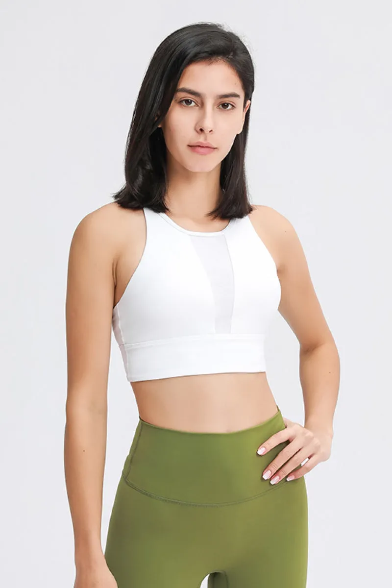 Mesh V Sports Bra