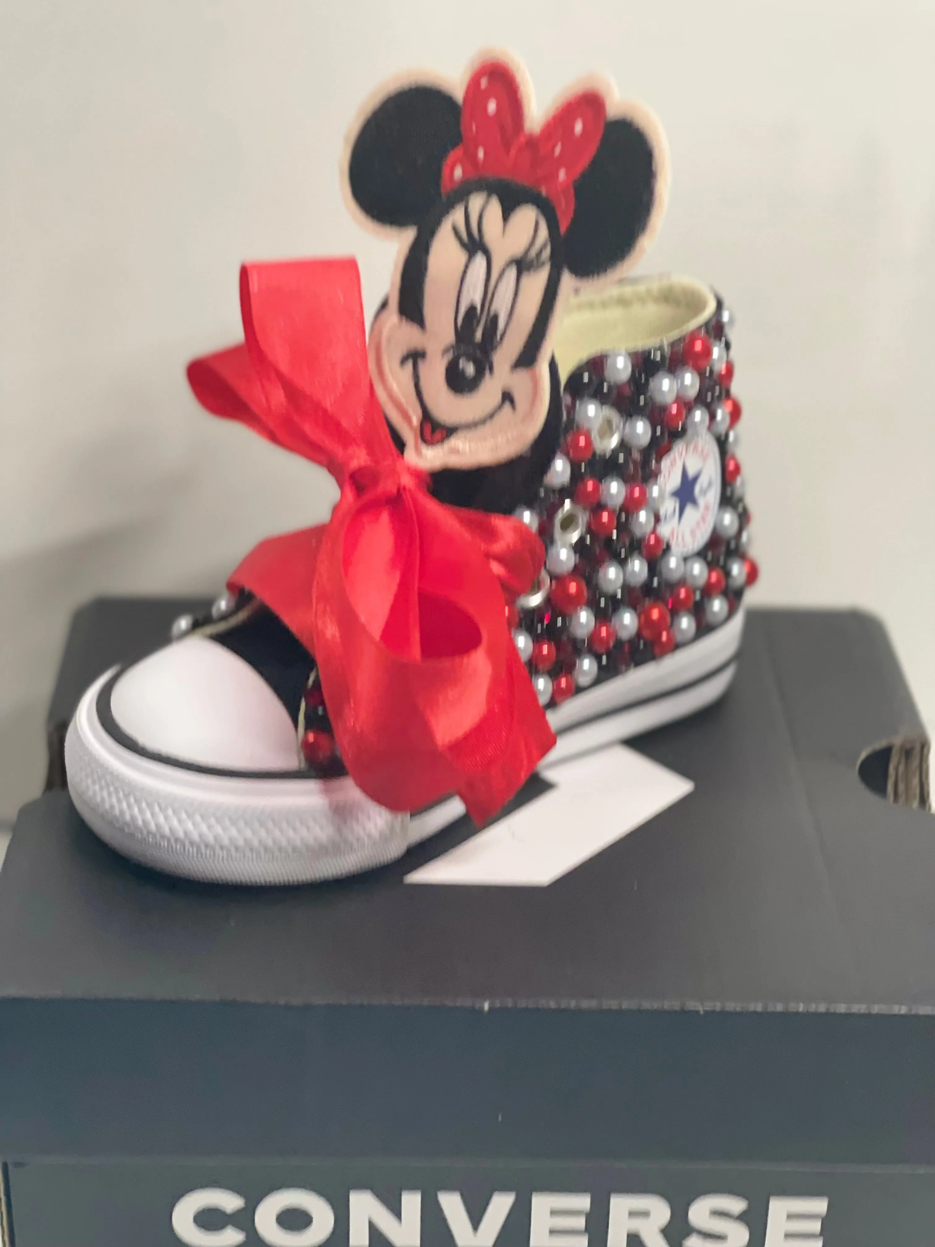 Minnie Mouse Converse Shoes