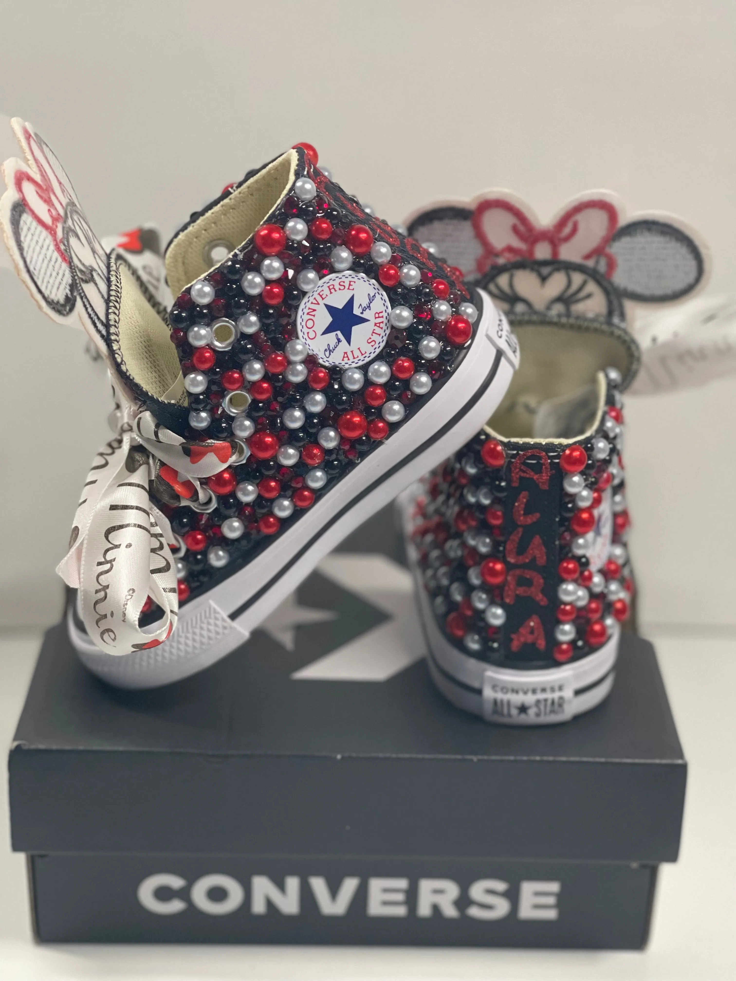 Minnie Mouse Converse Shoes