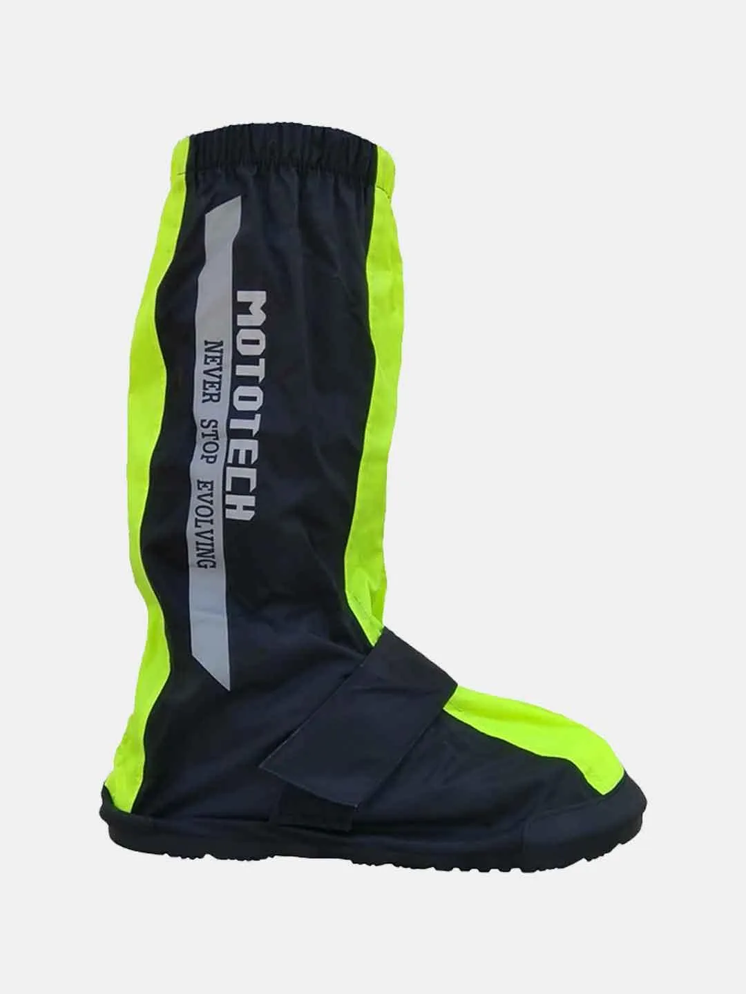 Mototech Trooper Boot Covers Flu Green Black