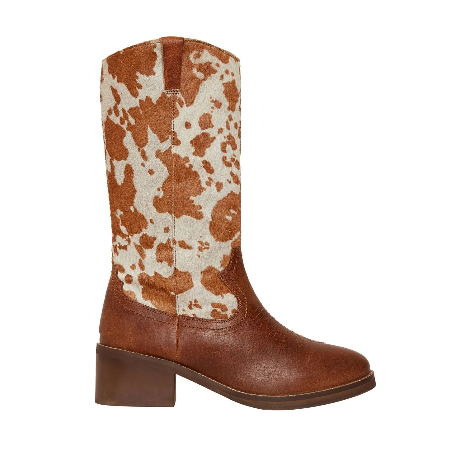 Myra Pointy Beige Boots