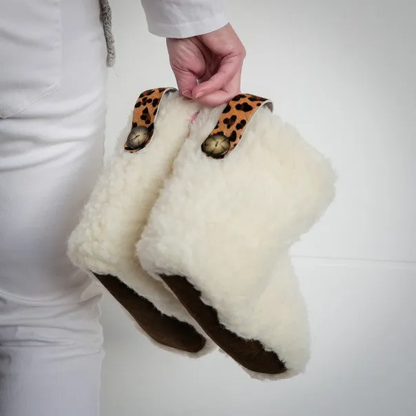 NEW | Igloo Slippers | Cream | Wool Lining