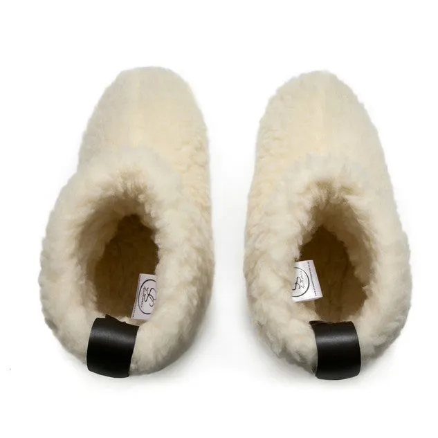 NEW | Igloo Slippers | Cream | Wool Lining