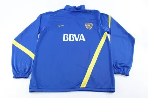 Nike Embroidered Logo CABJ Soccer Blue & Yellow Pullover