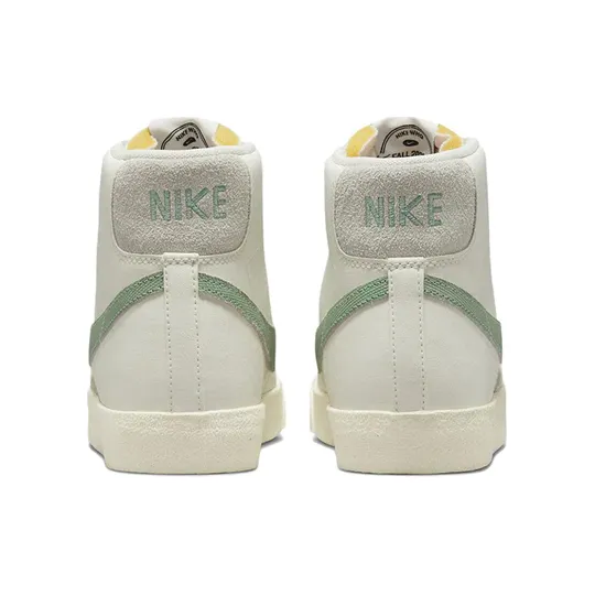 Nike Men's Blazer Mid '77 Vintage Shoes - Cream / Avocado Green / Grey