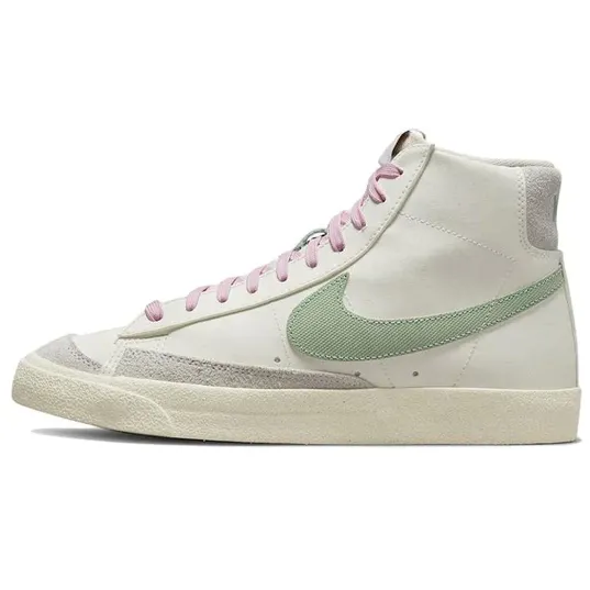 Nike Men's Blazer Mid '77 Vintage Shoes - Cream / Avocado Green / Grey