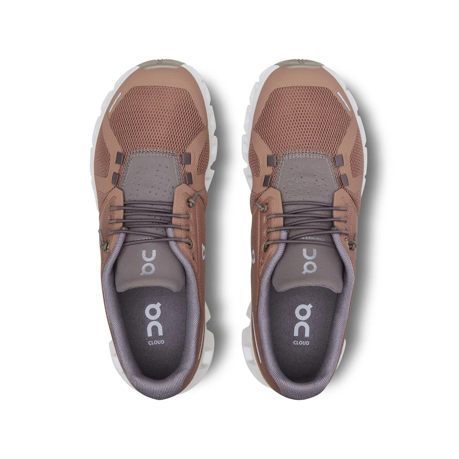 On Running Cloud 5 (Rosebrown/Fog) Women Shoes 59.97766