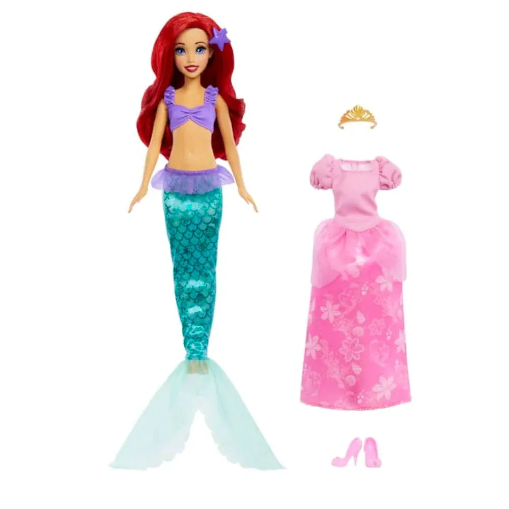 Original Disney Princess Ariel 2-in-1 Mermaid to Princess Doll