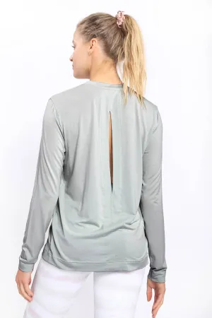 Peekaboo Back Active Long Sleeve