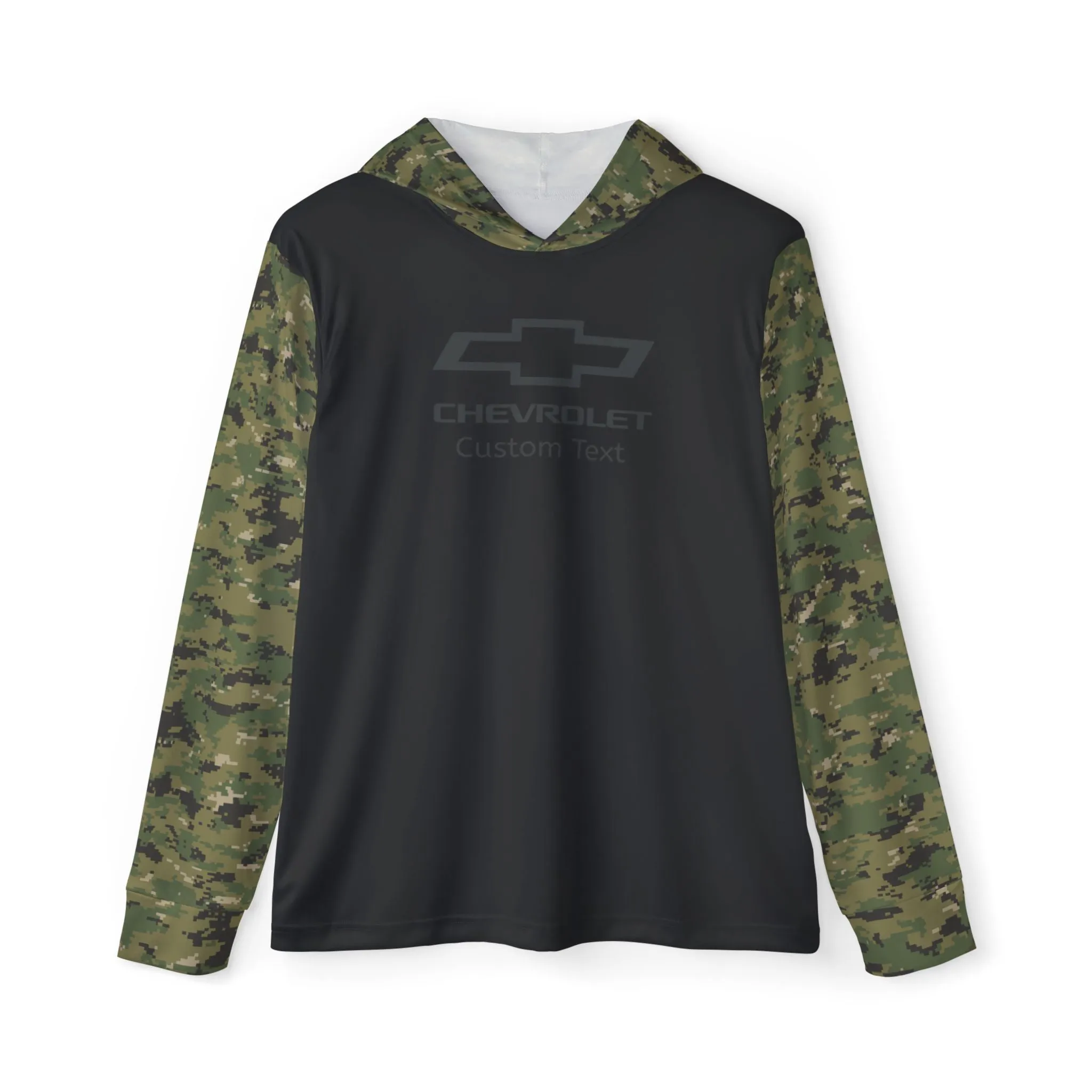 Personalized GM Chevrolet Bowtie Men's Digital Camo Sports Warmup Hoodie