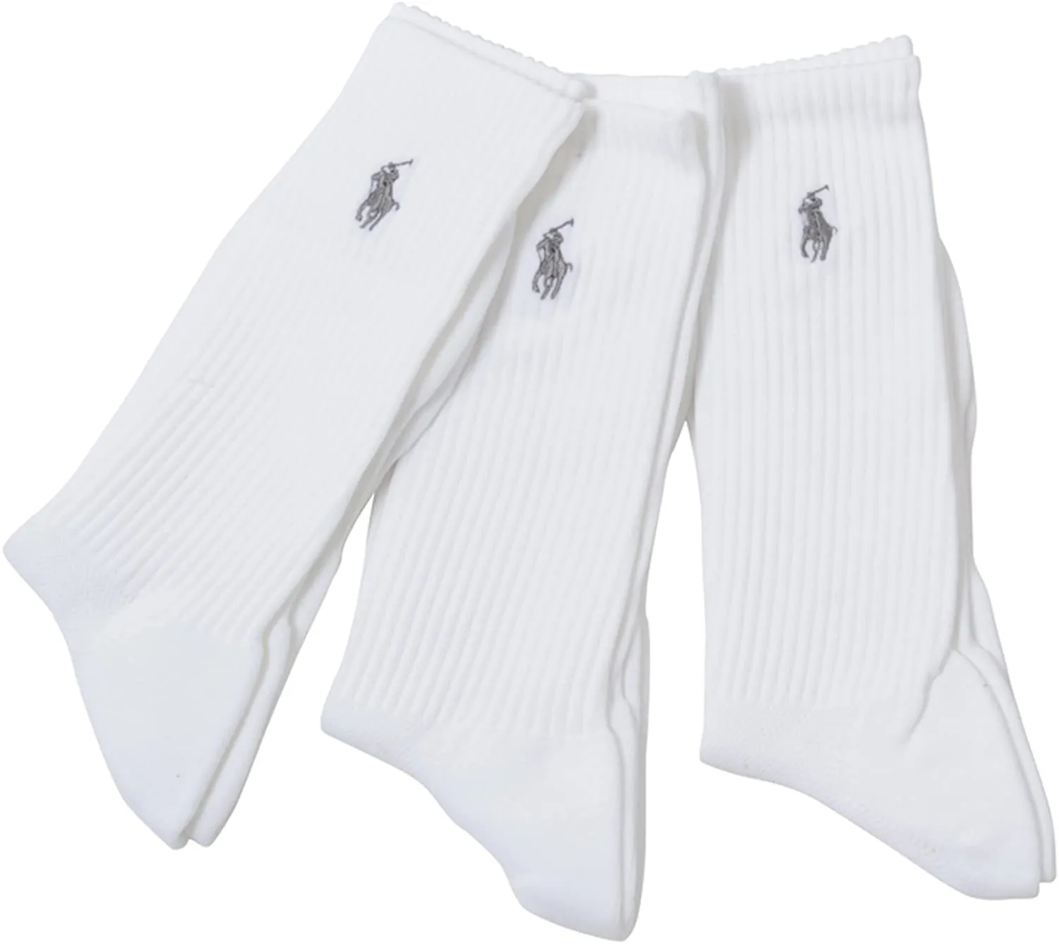 Polo Ralph Lauren Men's 3-Pack Technical Athletic Crew Socks