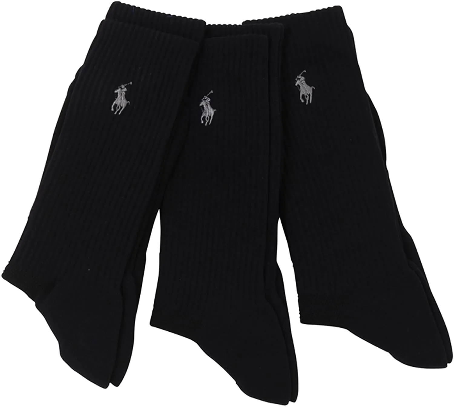 Polo Ralph Lauren Men's 3-Pack Technical Athletic Crew Socks