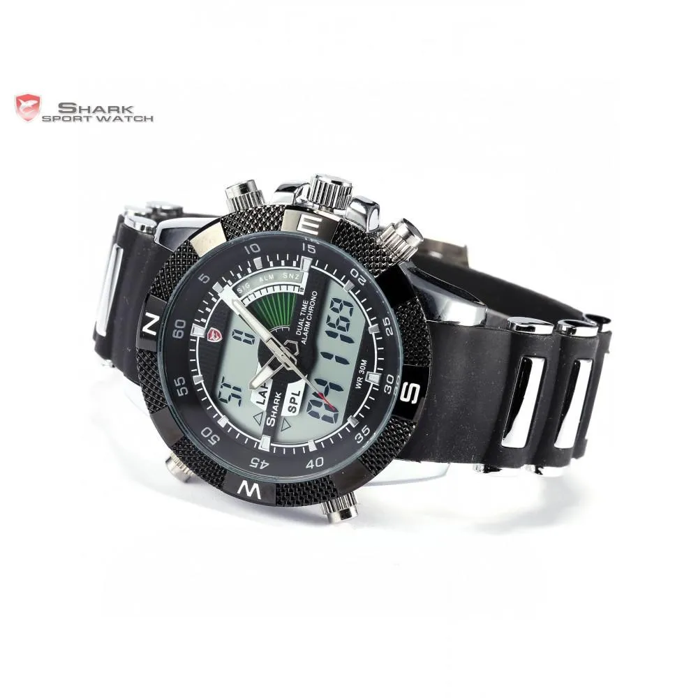 PORBEAGLE Shark Sport Watch Black SW 042