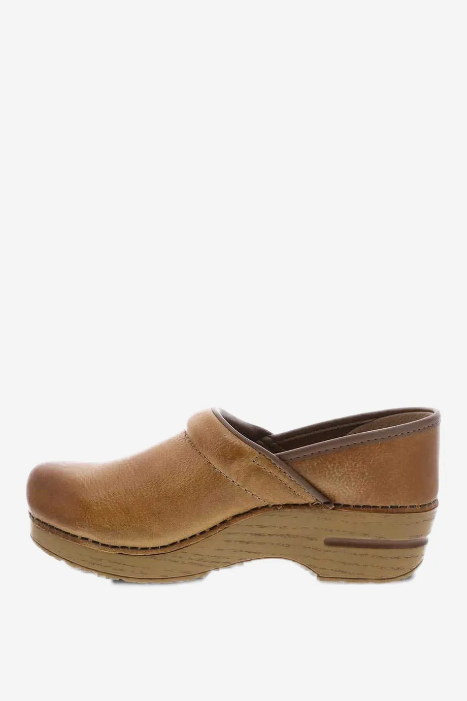 Professional Clog Distressed Honey