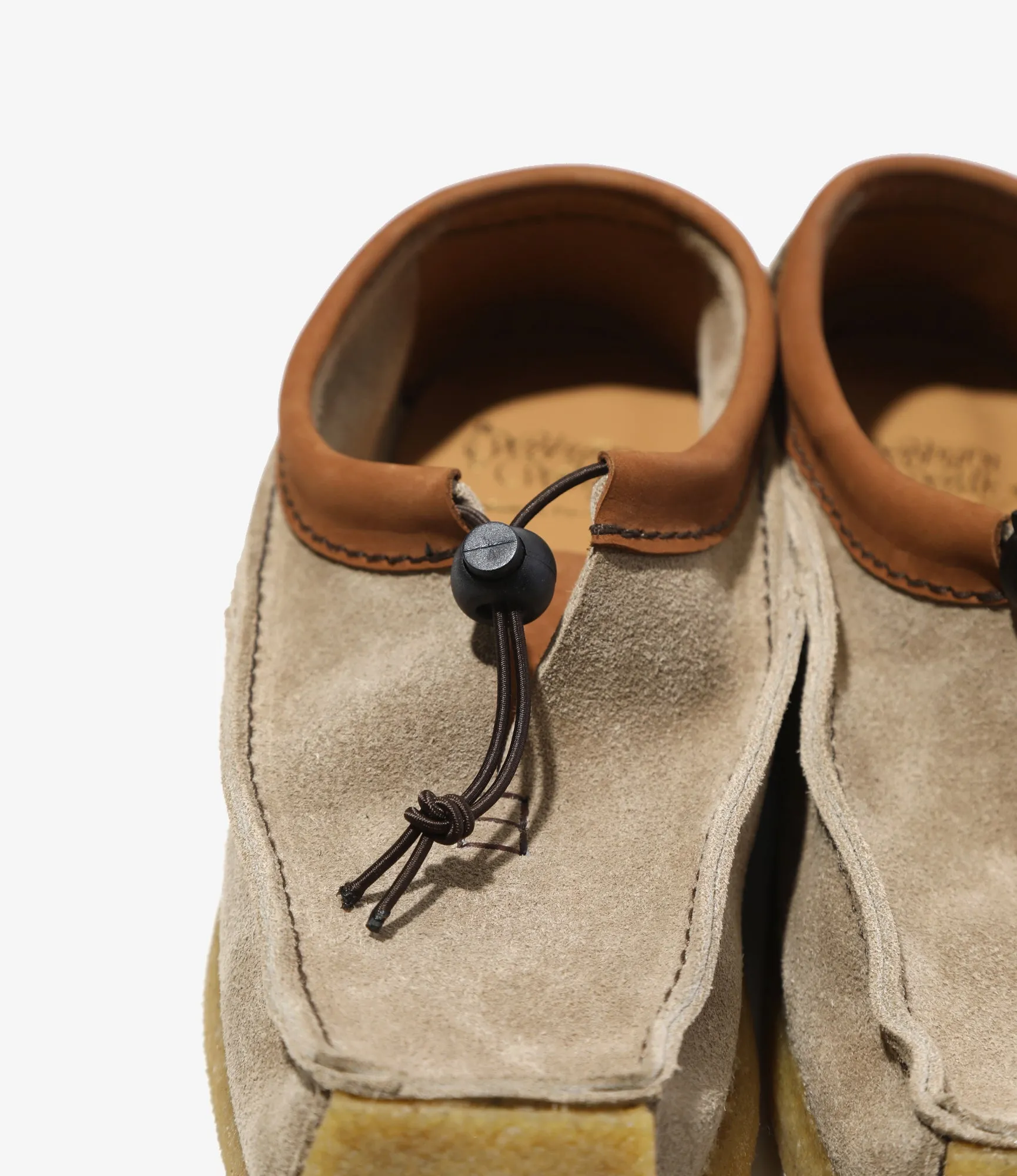 QR Low Moccasin – Sand Suede