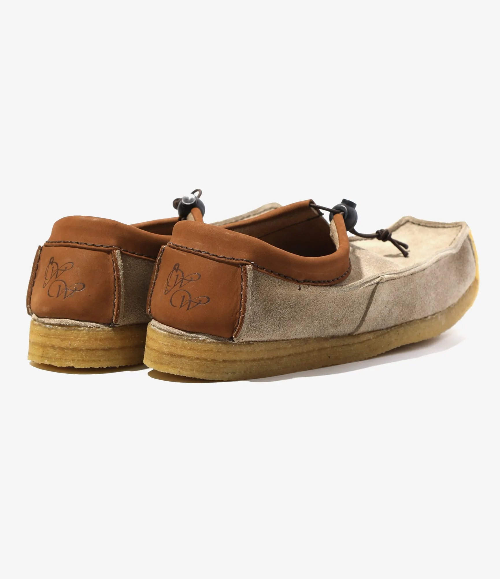 QR Low Moccasin – Sand Suede