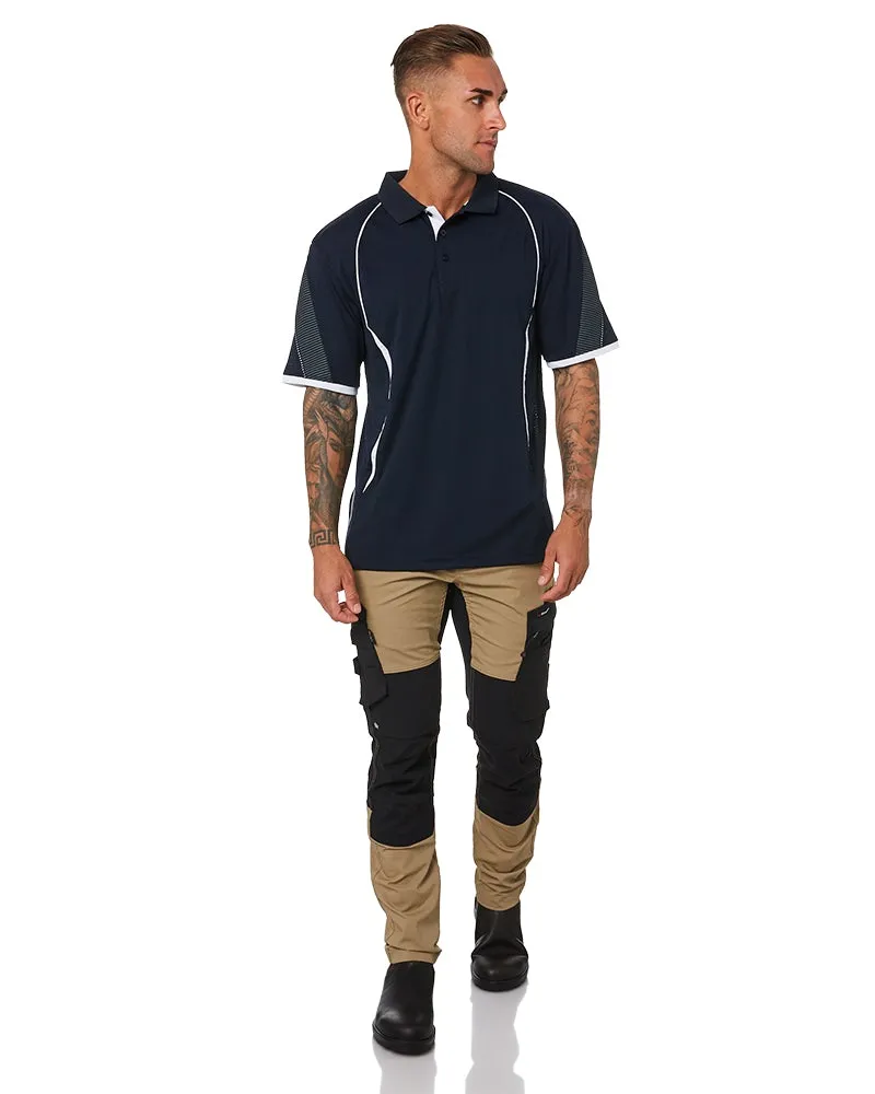 Razor Polo - Navy/White