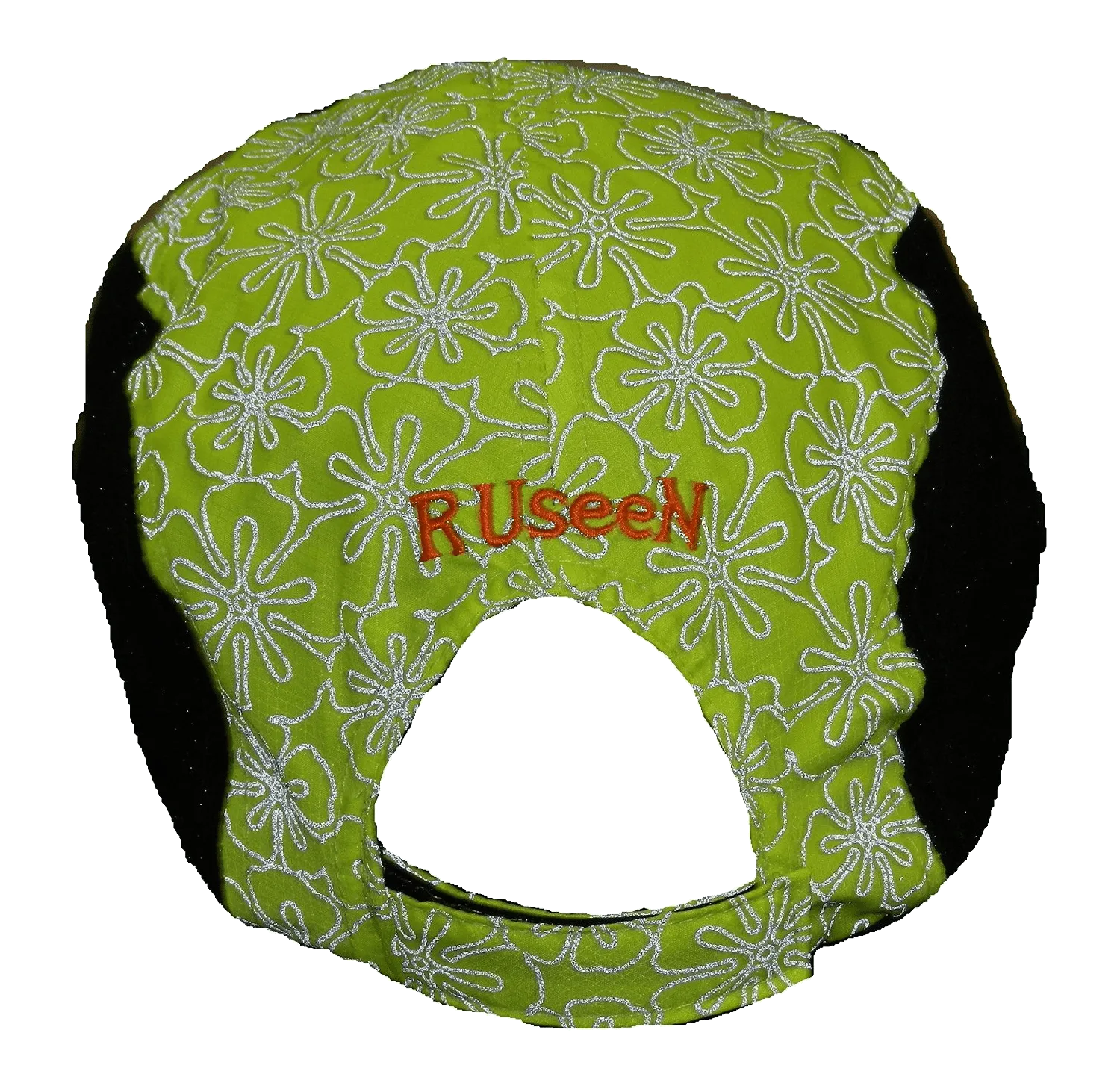 Reflective Hat - Lime Yellow Floral - Running Cap