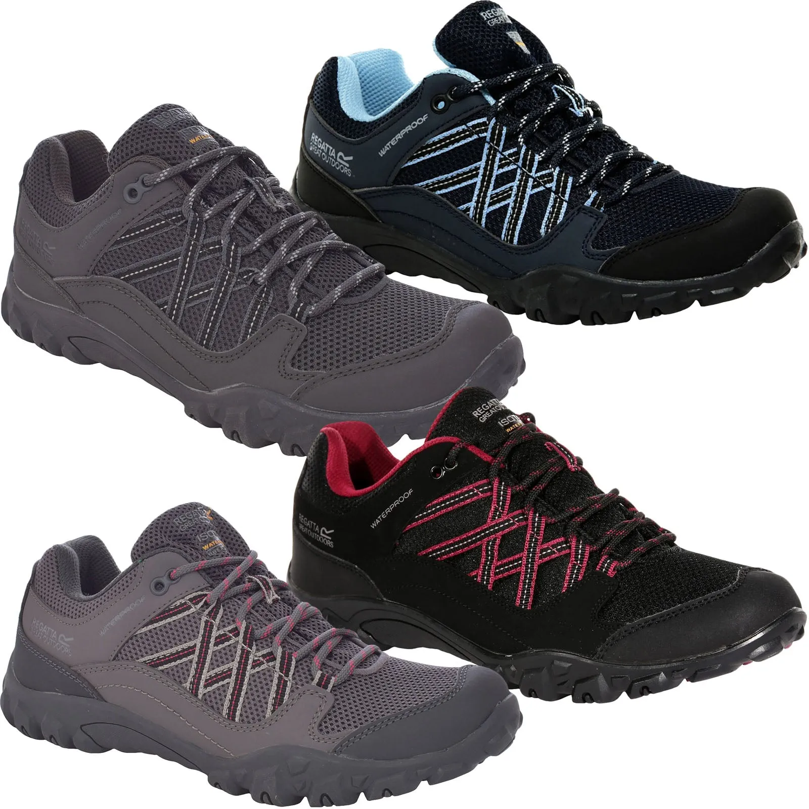 Regatta Womens Edgepoint III Waterproof Low Walking Shoes