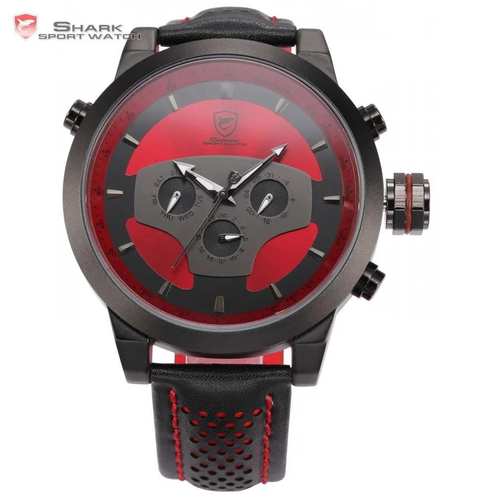 REQUIEM Shark Sport Watch Red  SW 207