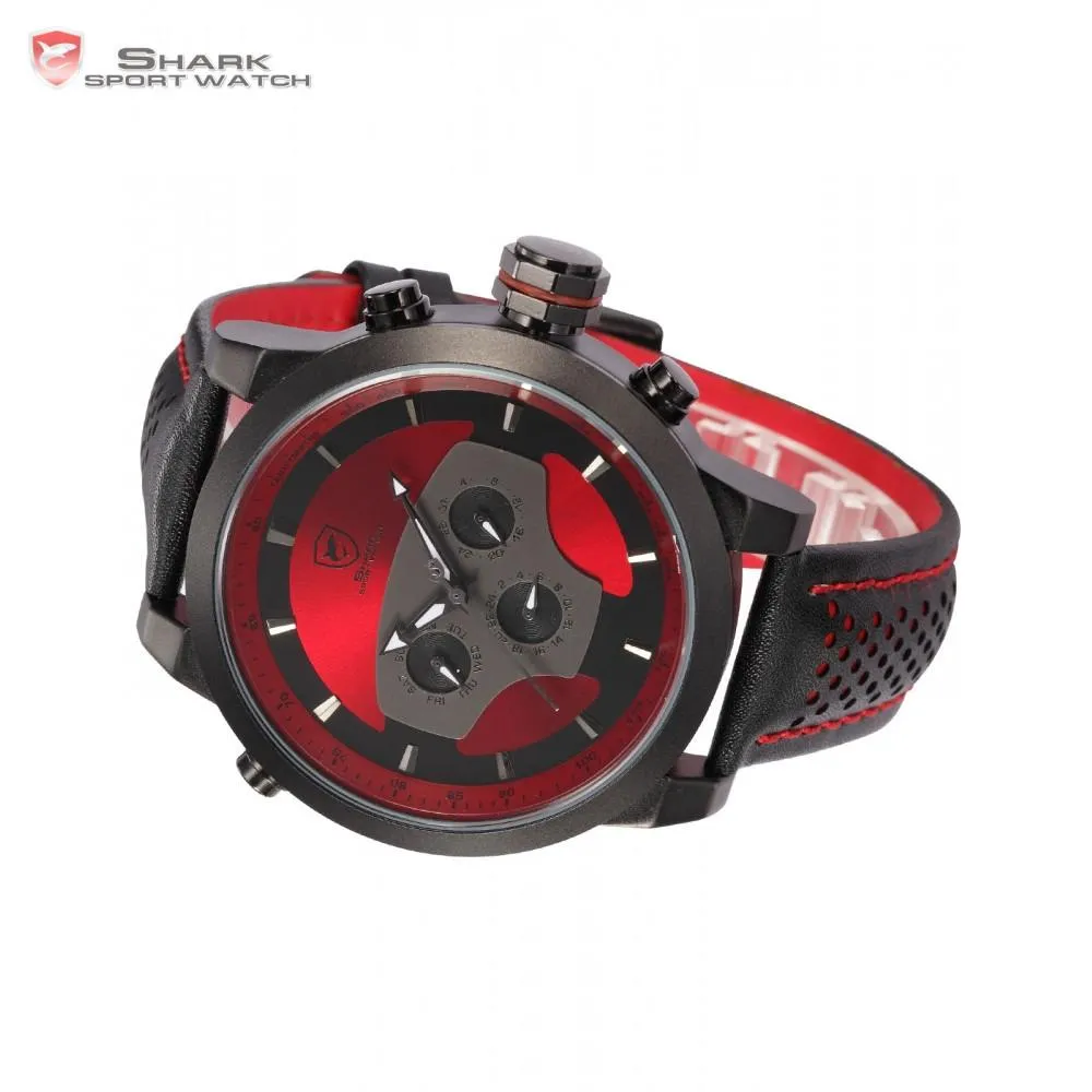 REQUIEM Shark Sport Watch Red  SW 207