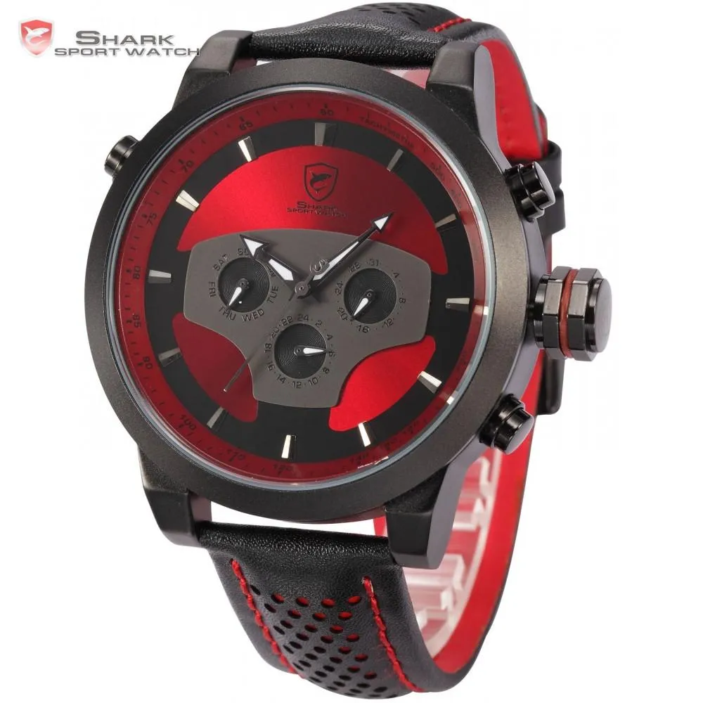 REQUIEM Shark Sport Watch Red  SW 207