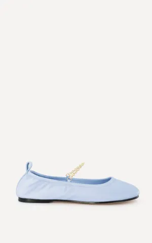 Ronde Ballet Flat | Ice Blue