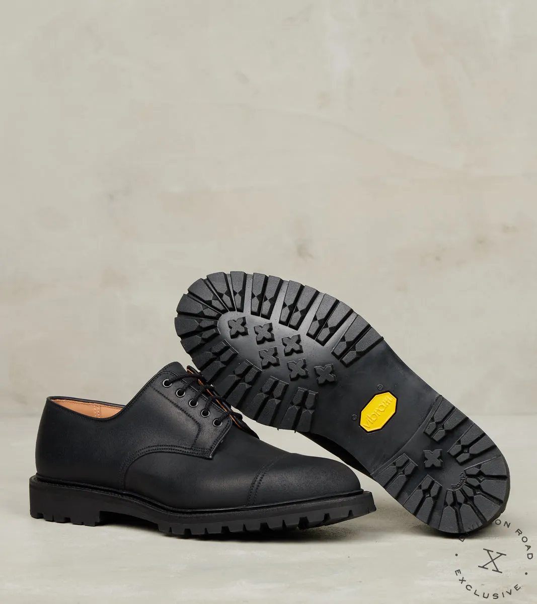 Sandhurst - 325 - Vibram Carrarmato - Black Roughout Suede