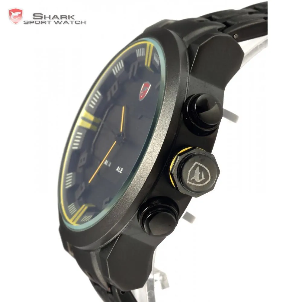 SAWBACK ANGEL Shark B Sport Watch Black/Yellow SW 198