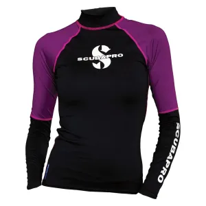 ScubaPro Jewel Rash Guard Womens, Long Sleeve (UPF50) -Pink/Purple