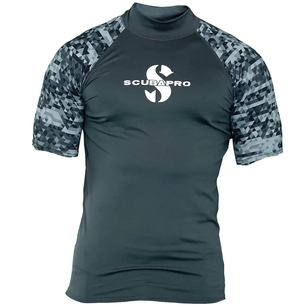 Scubapro Mens UPF 50 Short Sleeve Rash Guard