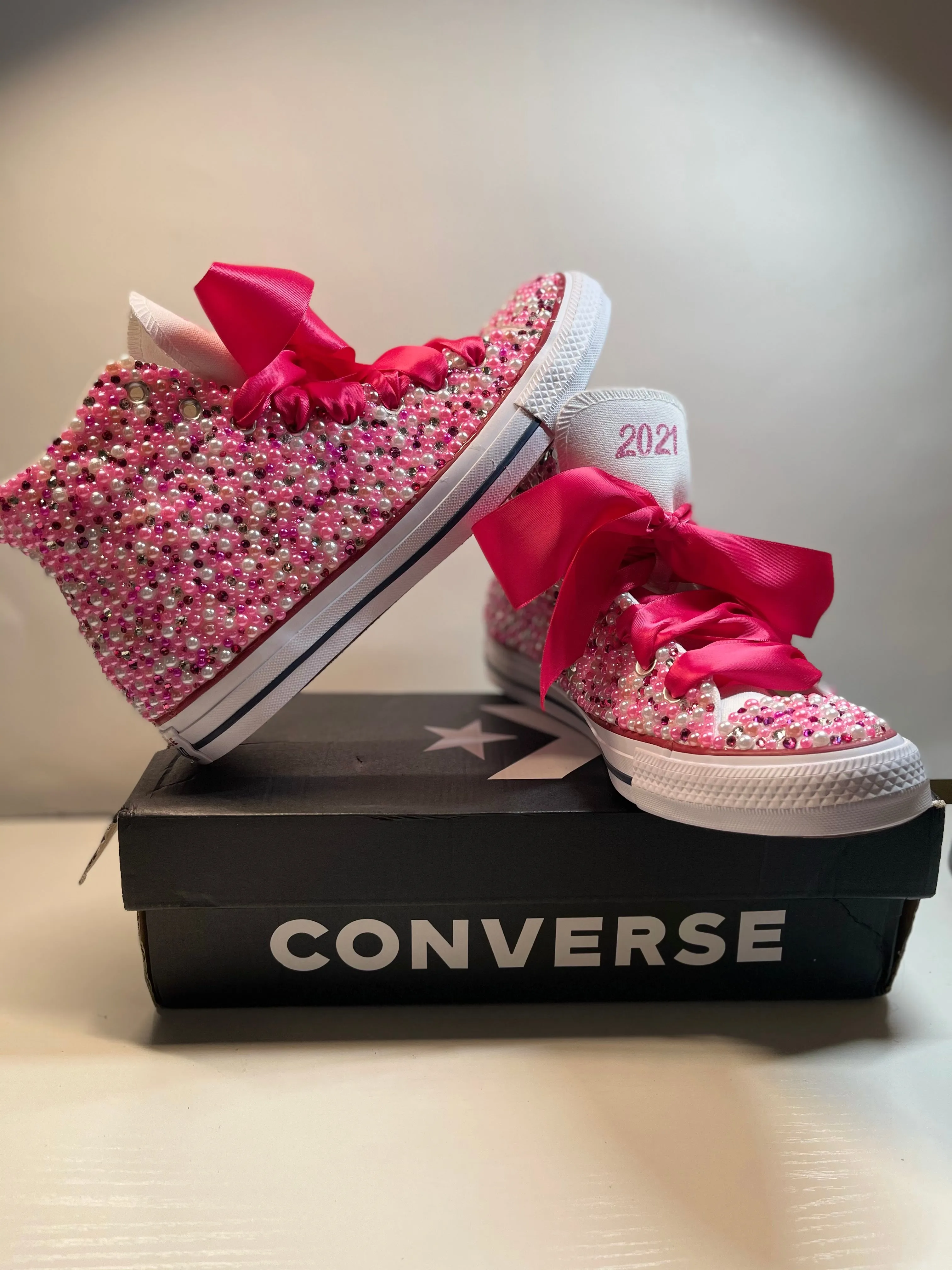 Shades of Pink Converse Shoes (Adults)