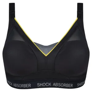 Shaped Support Sports Bra Grey - Shock Absorber