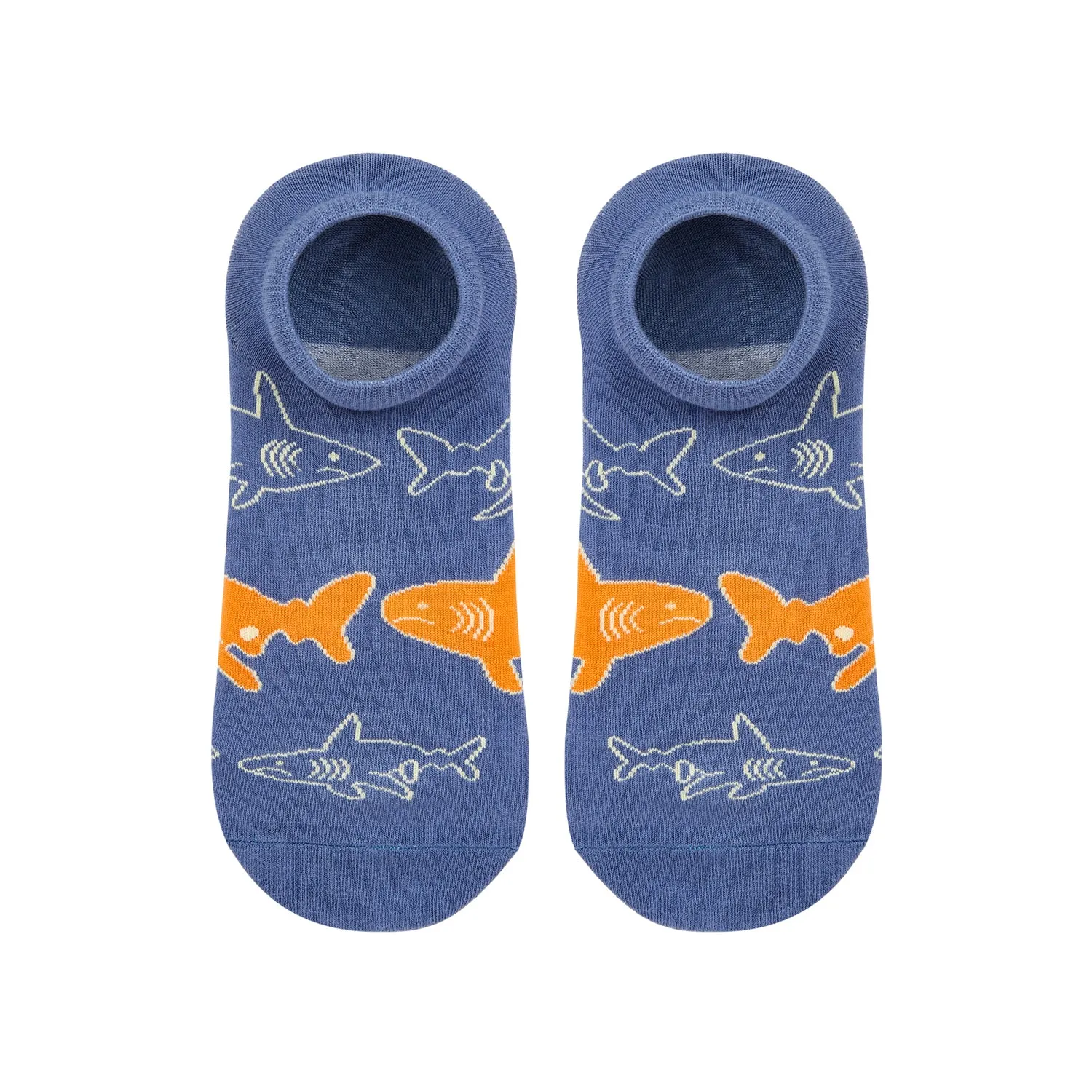 Shark Printed Ankle Socks