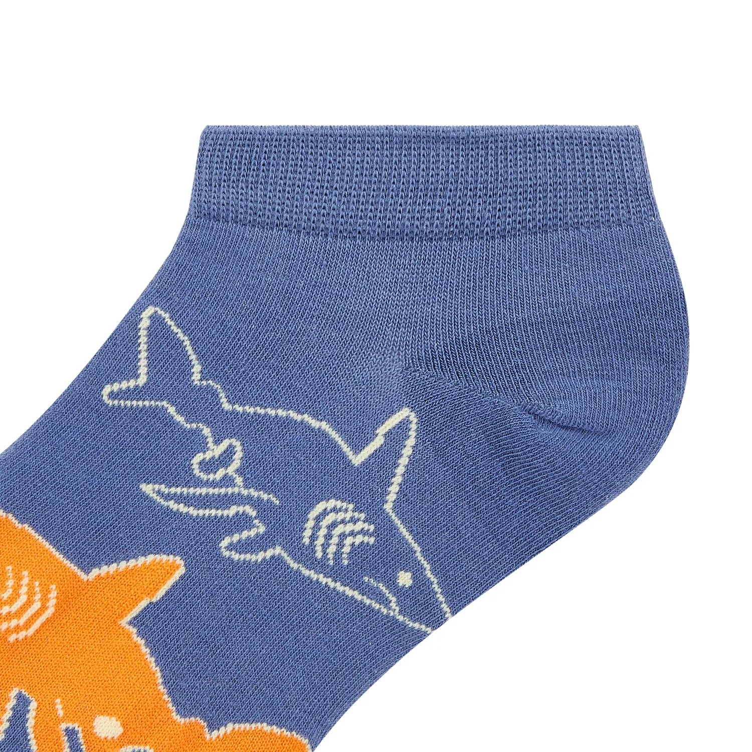 Shark Printed Ankle Socks