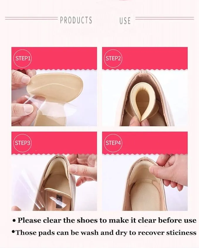 Shoe Bite Protector Patches for Women | Shoes Soul | Shoe Cushion Insole ( Pack of 6 )