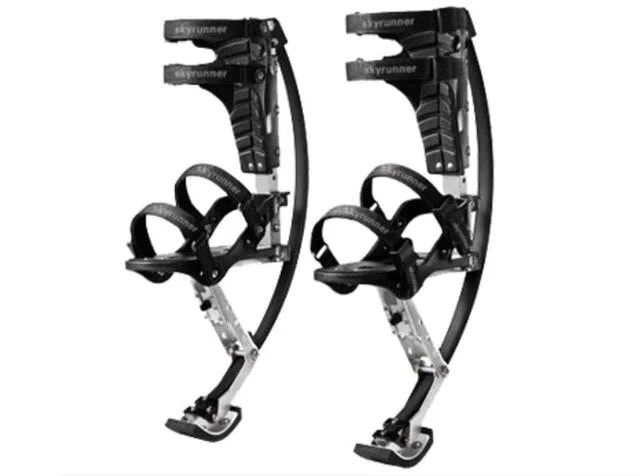 Skyrunner For People Weight 44lbs~88lbs/20kg~40kg black Jumping Stilts/skyrunner/Jump shoes/Flying Shoes