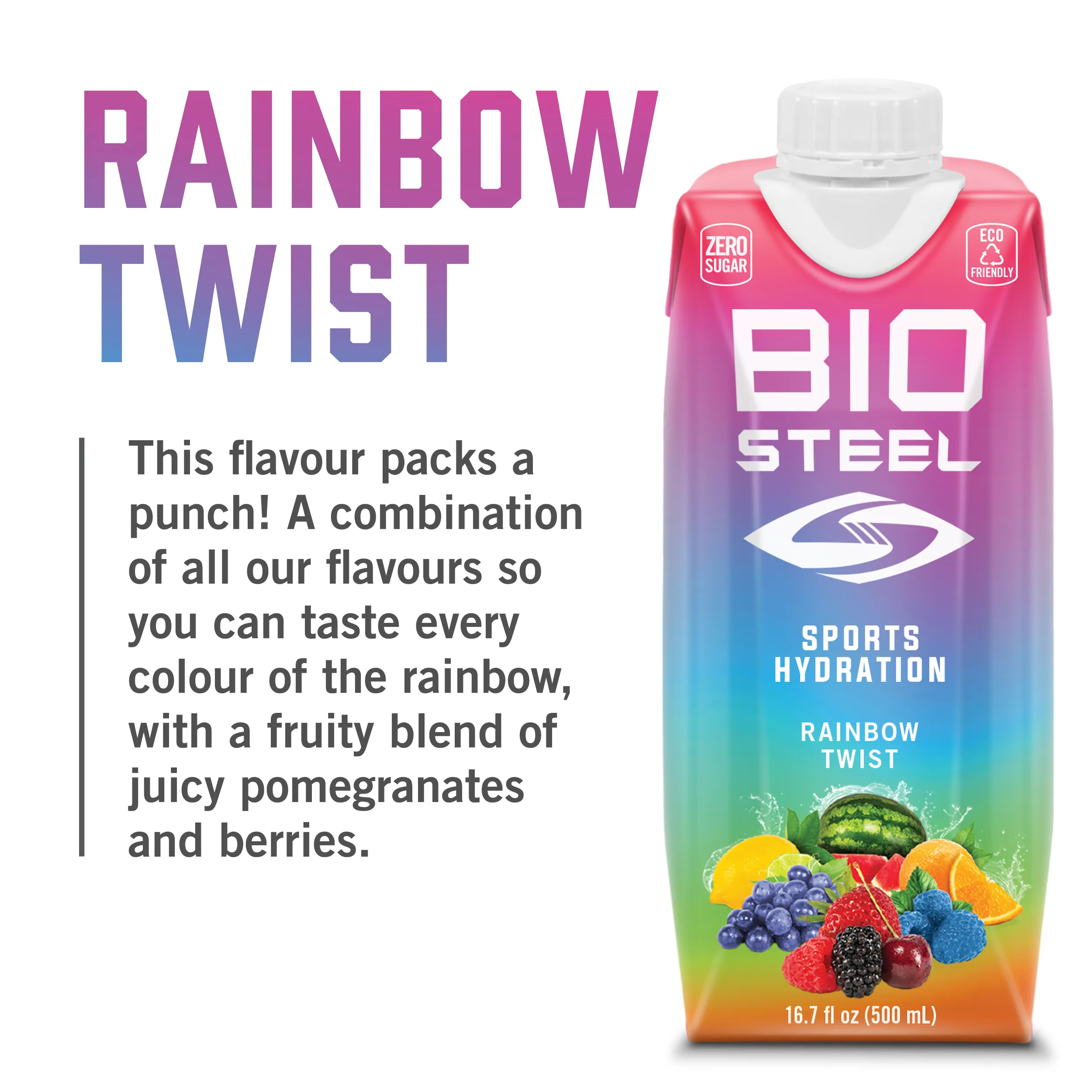 SPORTS DRINK / Rainbow Twist - 12 Pack