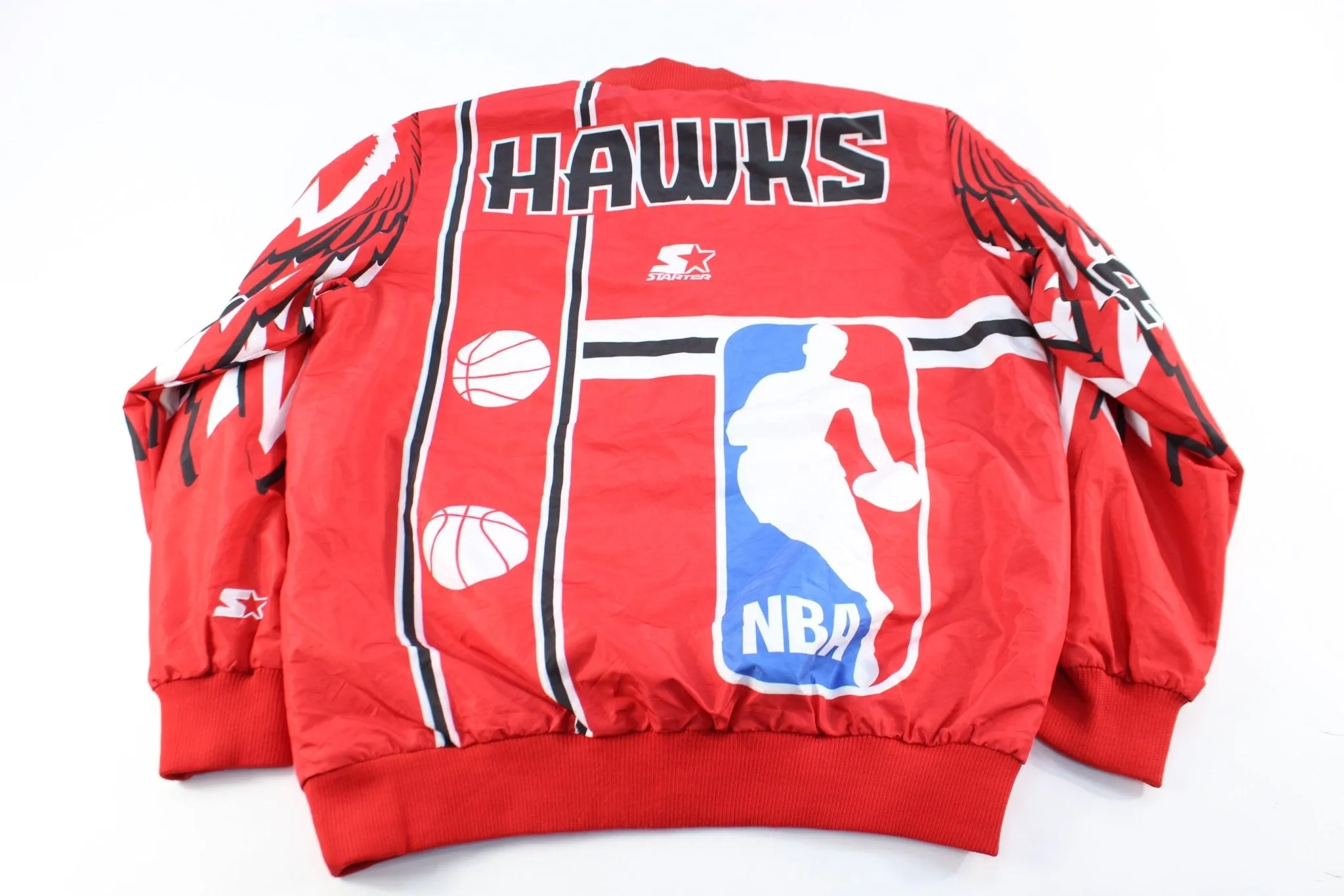 Starter Logo Atlanta Hawks Pullover Jacket