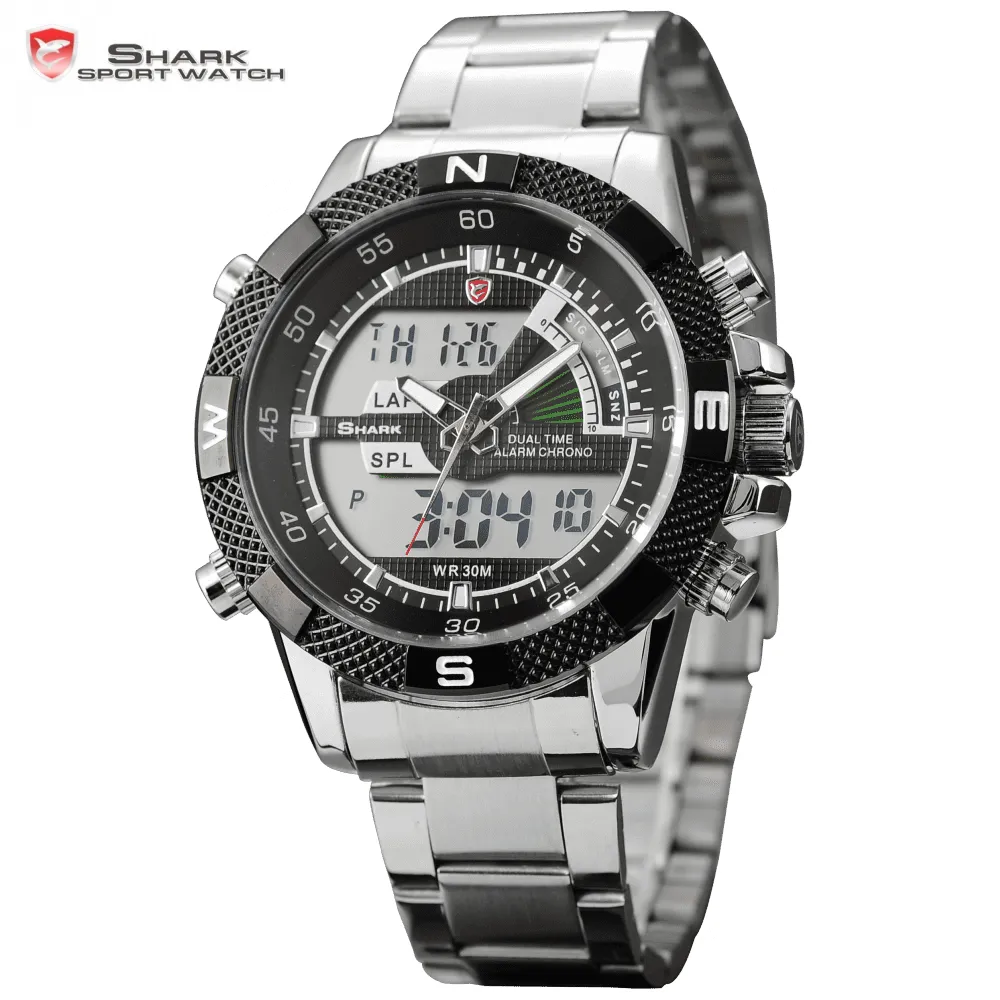 STEEL PORBEAGLE Shark Sport Watch Black SW 047