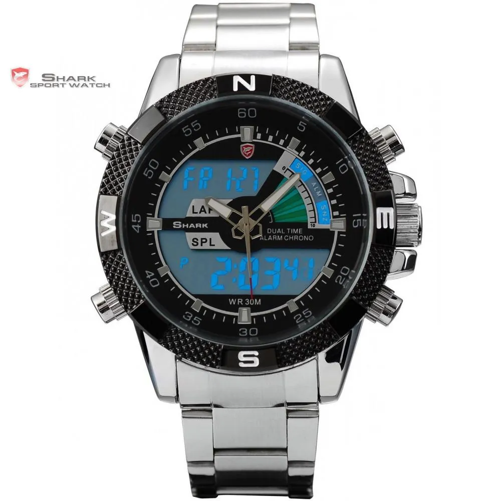 STEEL PORBEAGLE Shark Sport Watch Black SW 047